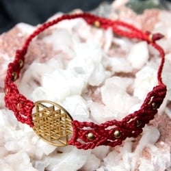 シュリ・ヤントラ マクラメ編みブレスレット - サブ2