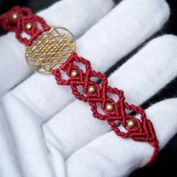 シュリ・ヤントラ マクラメ編みブレスレット - サブ4