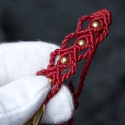 シュリ・ヤントラ マクラメ編みブレスレット - サブ5