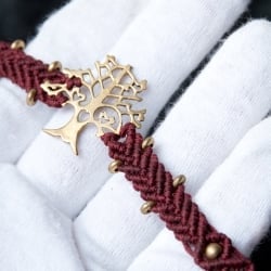 Tree of  Life マクラメ編みブレスレット - サブ5