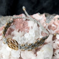 Flower of  Life マクラメ編みブレスレット - サブ2