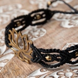 ロータス マクラメ編みブレスレット - サブ4