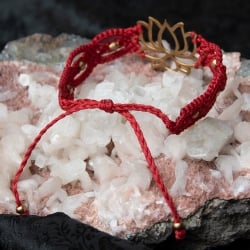 ロータス マクラメ編みブレスレット - サブ5