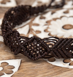 シンプル マクラメ編みブレスレット - サブ3