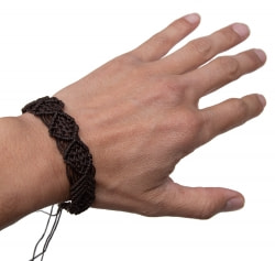 シンプル マクラメ編みブレスレット - サブ5