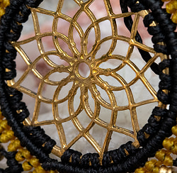 神聖幾何学模様 Flower of Life のマクラメ ネックレス - サブ4