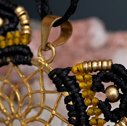 神聖幾何学模様 Flower of Life のマクラメ ネックレス - サブ5