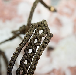 ヴィシュッダ[喉]・チャクラ（VISHUDDHI CHAKRA）のマクラメブレスレット - サブ5