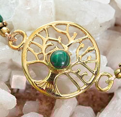 Tree Of Lifeのパワーストーン付きブレスレット - サブ2