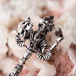 ガネーシャのペンダントトップシルバー【紐付き】 - サブ3