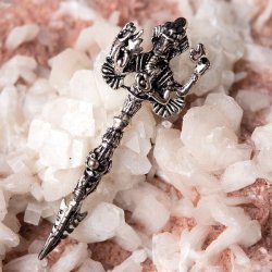 ガネーシャのペンダントトップシルバー【紐付き】