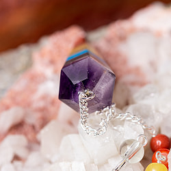 7チャクラのペンデュラム　占いやダウジング　ヒーリングに使われるパワーストーンの振り子 - サブ5