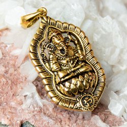 ガネーシャのペンダントトップ【紐付き】