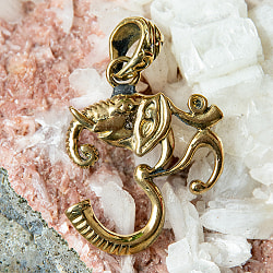 オーンと象モチーフのペンダントトップ - サブ2