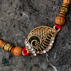 ラーキー - インドの紐ブレスレット フェザー - サブ2