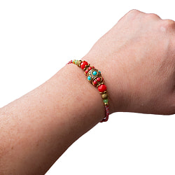 ラーキー - インドの紐ブレスレット - サブ5