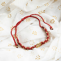 ラウンド ロータス マクラメ編みブレスレット　小 - サブ2