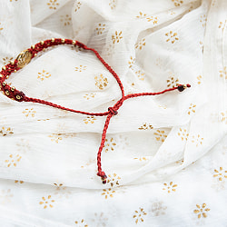 ラウンド ロータス マクラメ編みブレスレット　小 - サブ4