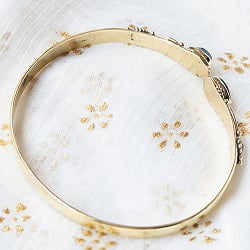 2つの天然石のシンプルブレス　オーバル - サブ4