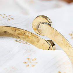 2つの天然石のメタルブレス　サークル - サブ3