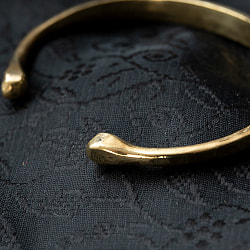 真鍮のシンプルバングル　細 - サブ4