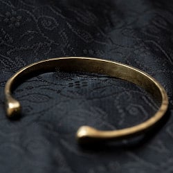 真鍮のシンプルバングル　細 - サブ5