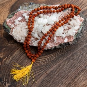 ルドラクシャの数珠 110cm 聖なる菩提樹の実