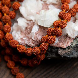 ルドラクシャの数珠 90cm 聖なる菩提樹の実 - サブ4