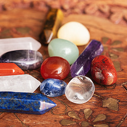 チャクラストーン　チャクラヒーリングに使われる天然石　パワーストーン　14石セット　セブンチャクラ - サブ3