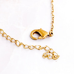 ゴールドカラーのシンプルデザイン　チャクラブレスレット　小 - サブ5