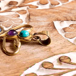 7つの天然石　カドゥケウスのペンダント - サブ3