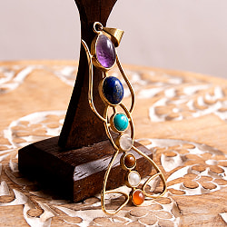 7つの天然石　メディテーションペンダント - サブ2