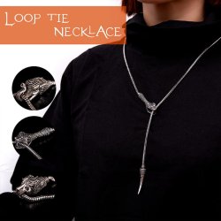 【全3種】守護を胸に 霊獣のループタイネックレス