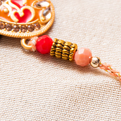 ラーキー - インドの紐ブレスレット　クリシュナの孔雀 - サブ3