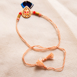 ラーキー - インドの紐ブレスレット　クリシュナの孔雀 - サブ4