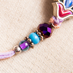 ラーキー - インドの紐ブレスレット　ムガル朝フラワー - サブ3