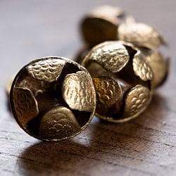 【鈴4個】グングルリング インドの鈴付きリング キーホルダーやかばんに - サブ5