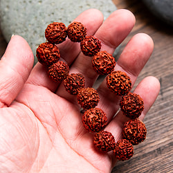 ルドラクシャのブレスレット 聖なる菩提樹の実 - サブ4