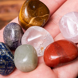 チャクラストーン タンブル チャクラヒーリングに使われる天然石パワーストーン7個セット　セブンチャクラ - サブ2