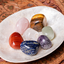 チャクラストーン タンブル チャクラヒーリングに使われる天然石パワーストーン7個セット　セブンチャクラ - サブ3