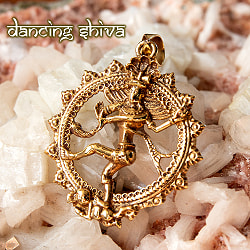 【6個セット】破壊と再生の神 ダンシング・シヴァのペンダント - サブ2
