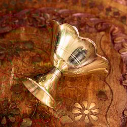 蓮型オイルランプ 香立て 高さ4.5cm - サブ3