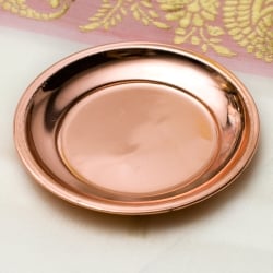 インド風水のプレート（kachwa plate） - 銅仕上げ - サブ2