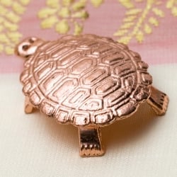 インド風水のプレート（kachwa plate） - 銅仕上げ - サブ4