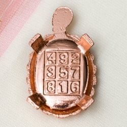 インド風水のプレート（kachwa plate） - 銅仕上げ - サブ5