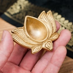 蓮の花形のオイルランプ - サブ5