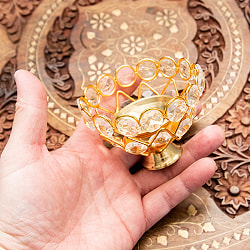 蓮型オイルランプ＆香立て - サブ5