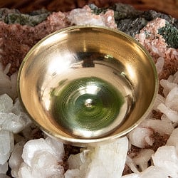 インドの礼拝用 ブラスボウル【直径：約4.9cm】 - サブ3