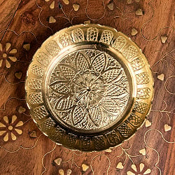 真鍮製の礼拝小皿 - Kinari Plate 直径：9.5cm程度