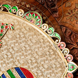 インドの礼拝皿 プージャターリー エレファント - サブ4